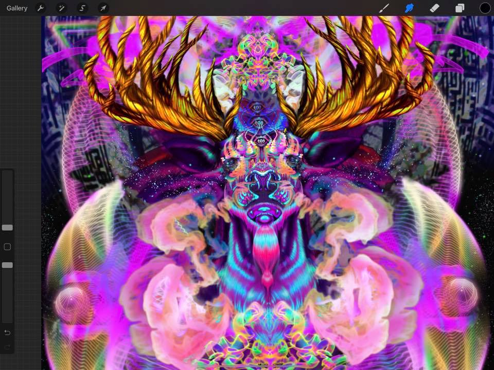 Cosmic Elk Spirit